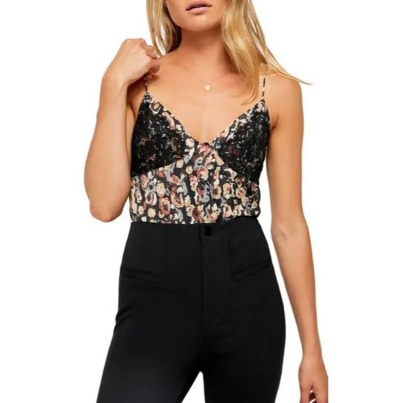 Free People Tops - Free People Women's Cami Sleeveless Little Dreams Camisole Tank Top Black Small